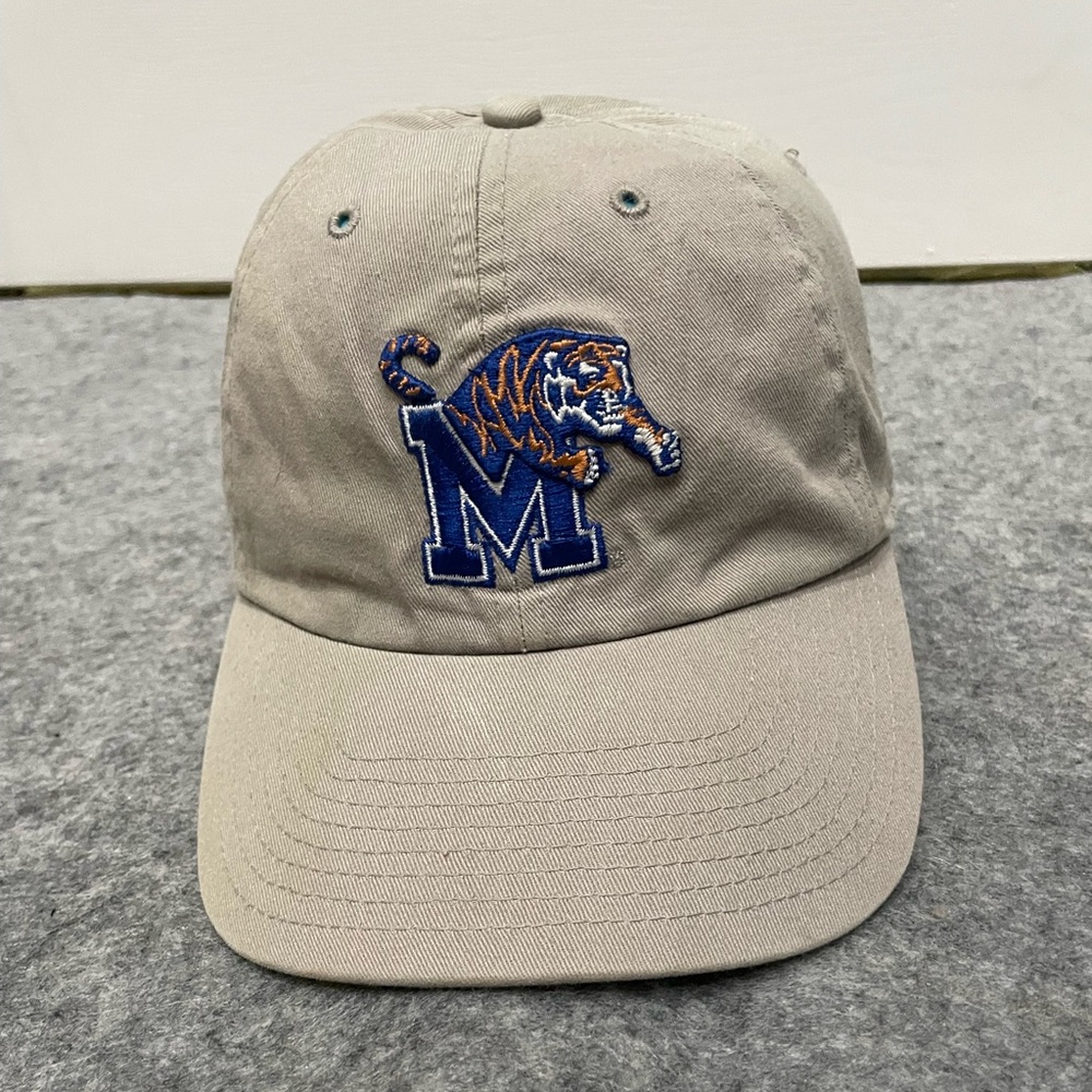 Memphis Tigers Baseball Hat Cap Men's Small Fitted Grey Tiger